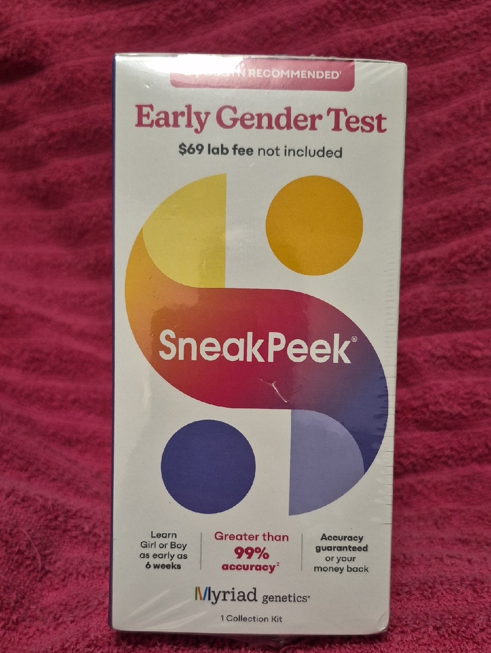 SneakPeek Early Gender Test Kit - Bought By Mistake!